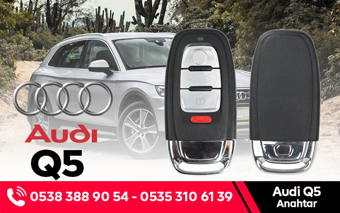 Audi Q5 Yedek Anahtar
